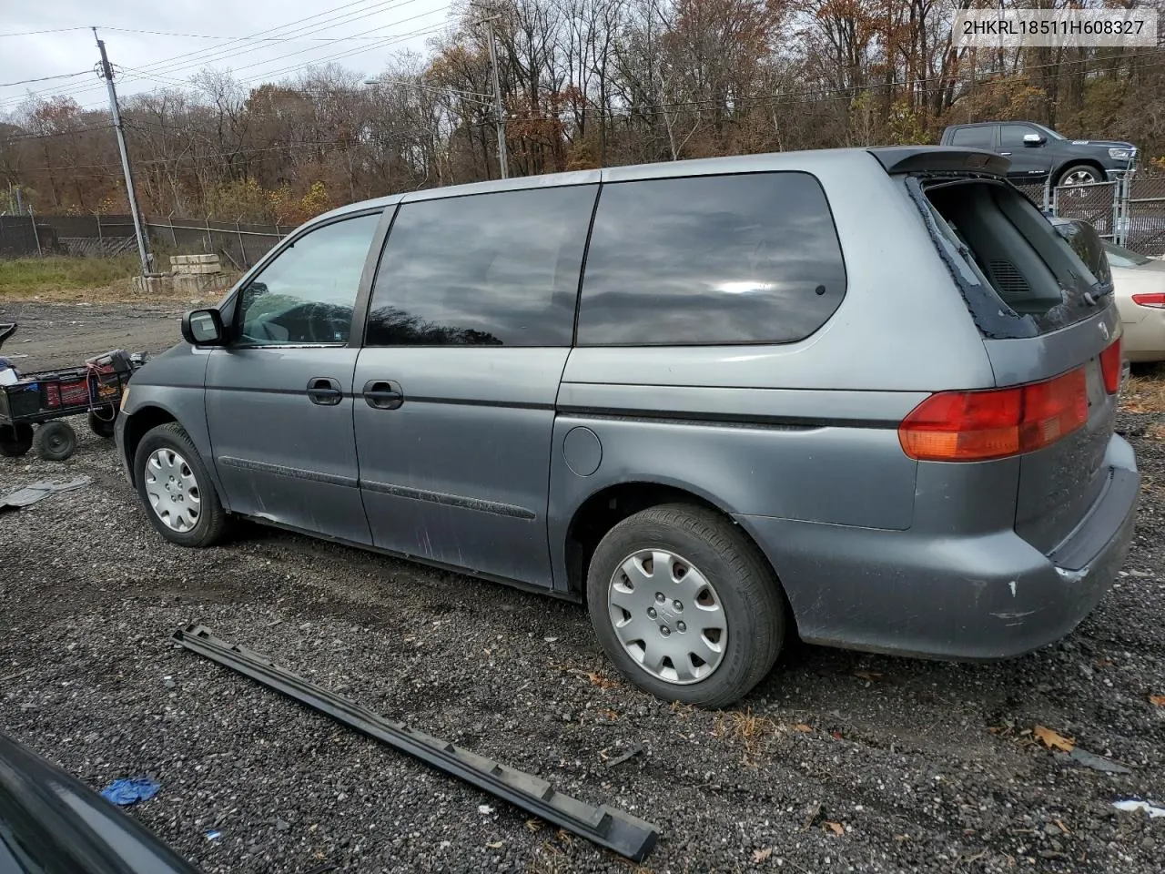 2001 Honda Odyssey Lx VIN: 2HKRL18511H608327 Lot: 80852214