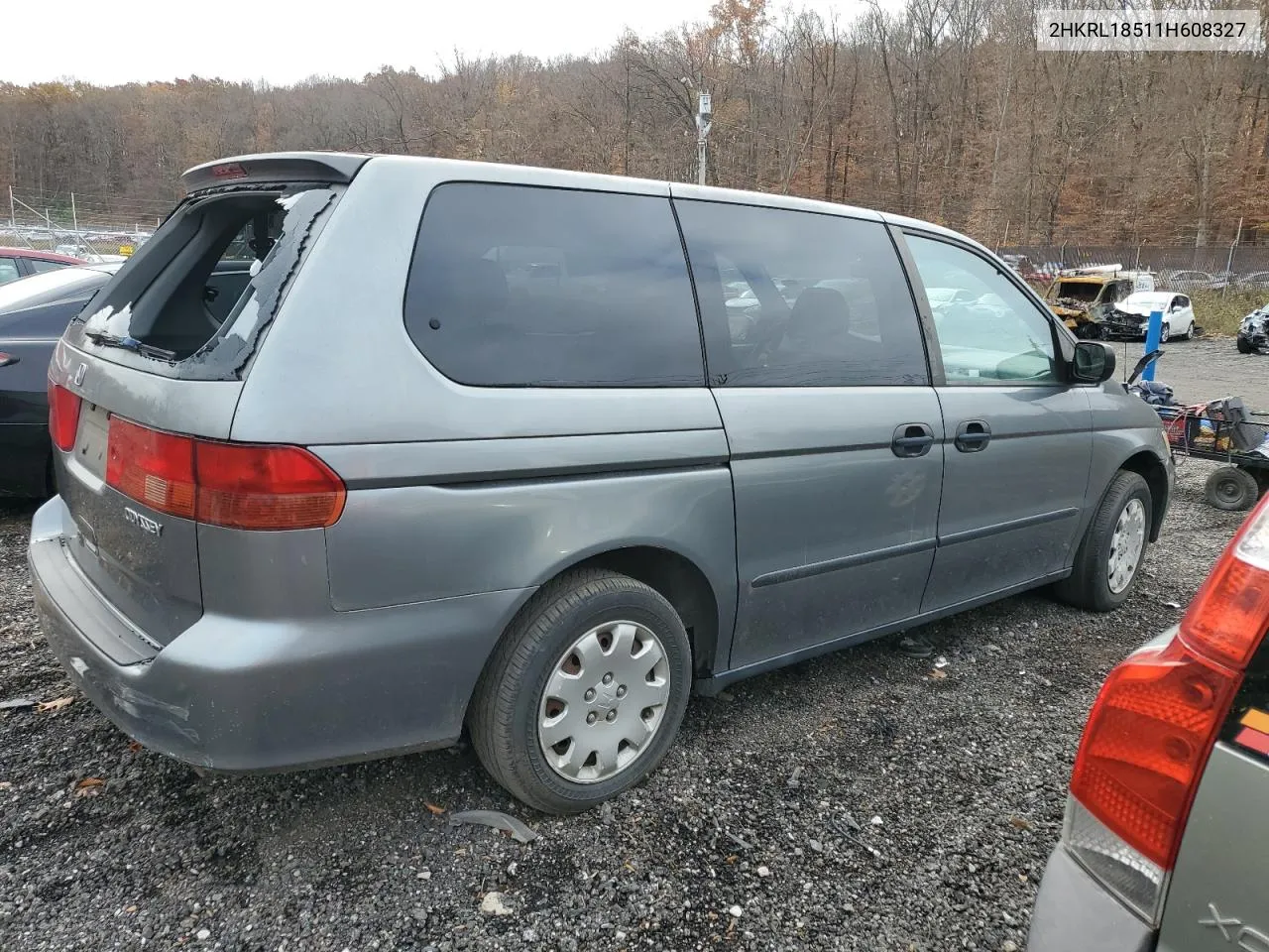 2001 Honda Odyssey Lx VIN: 2HKRL18511H608327 Lot: 80852214