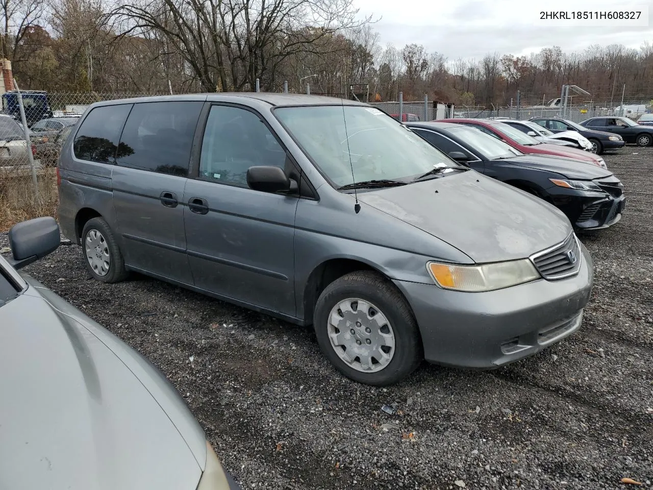 2001 Honda Odyssey Lx VIN: 2HKRL18511H608327 Lot: 80852214