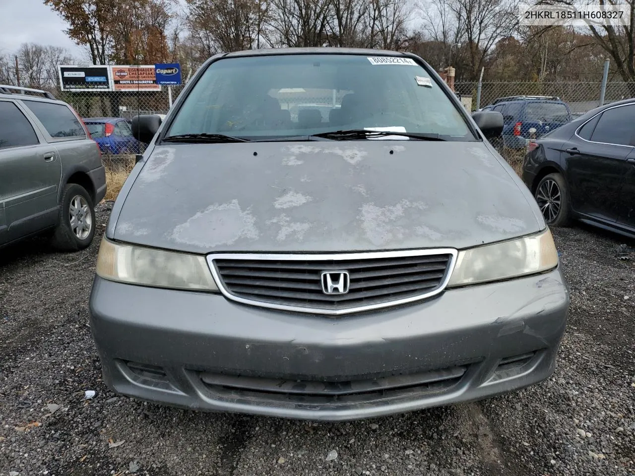 2001 Honda Odyssey Lx VIN: 2HKRL18511H608327 Lot: 80852214