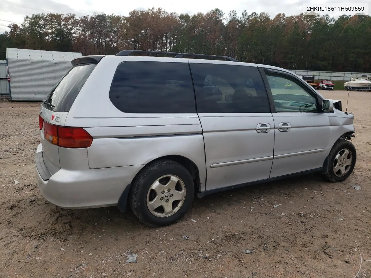 2001 Honda Odyssey Ex VIN: 2HKRL18611H509659 Lot: 80853274