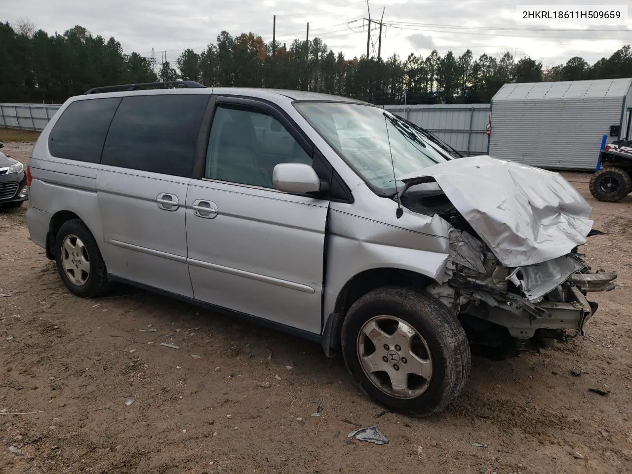 2001 Honda Odyssey Ex VIN: 2HKRL18611H509659 Lot: 80853274