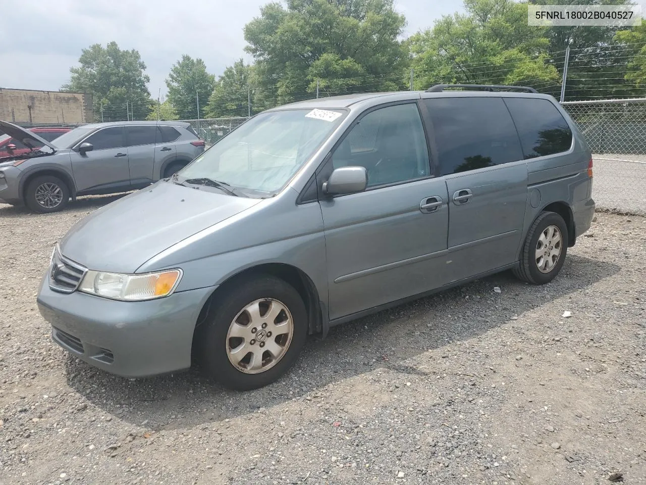 2002 Honda Odyssey Exl VIN: 5FNRL18002B040527 Lot: 64245374