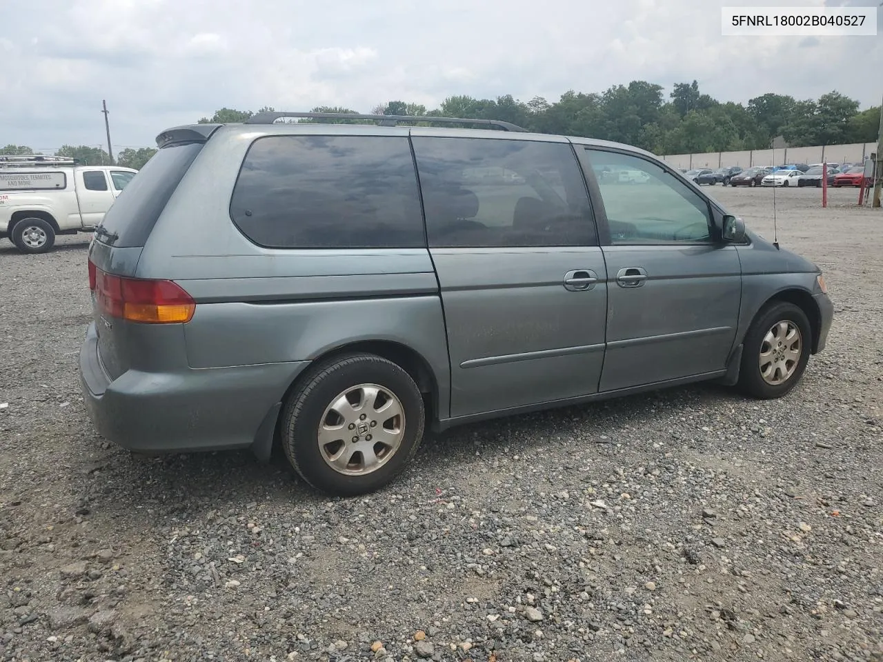 2002 Honda Odyssey Exl VIN: 5FNRL18002B040527 Lot: 64245374