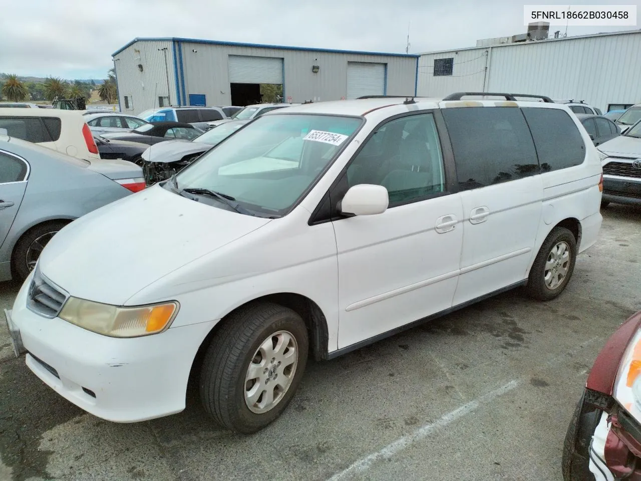 5FNRL18662B030458 2002 Honda Odyssey Ex