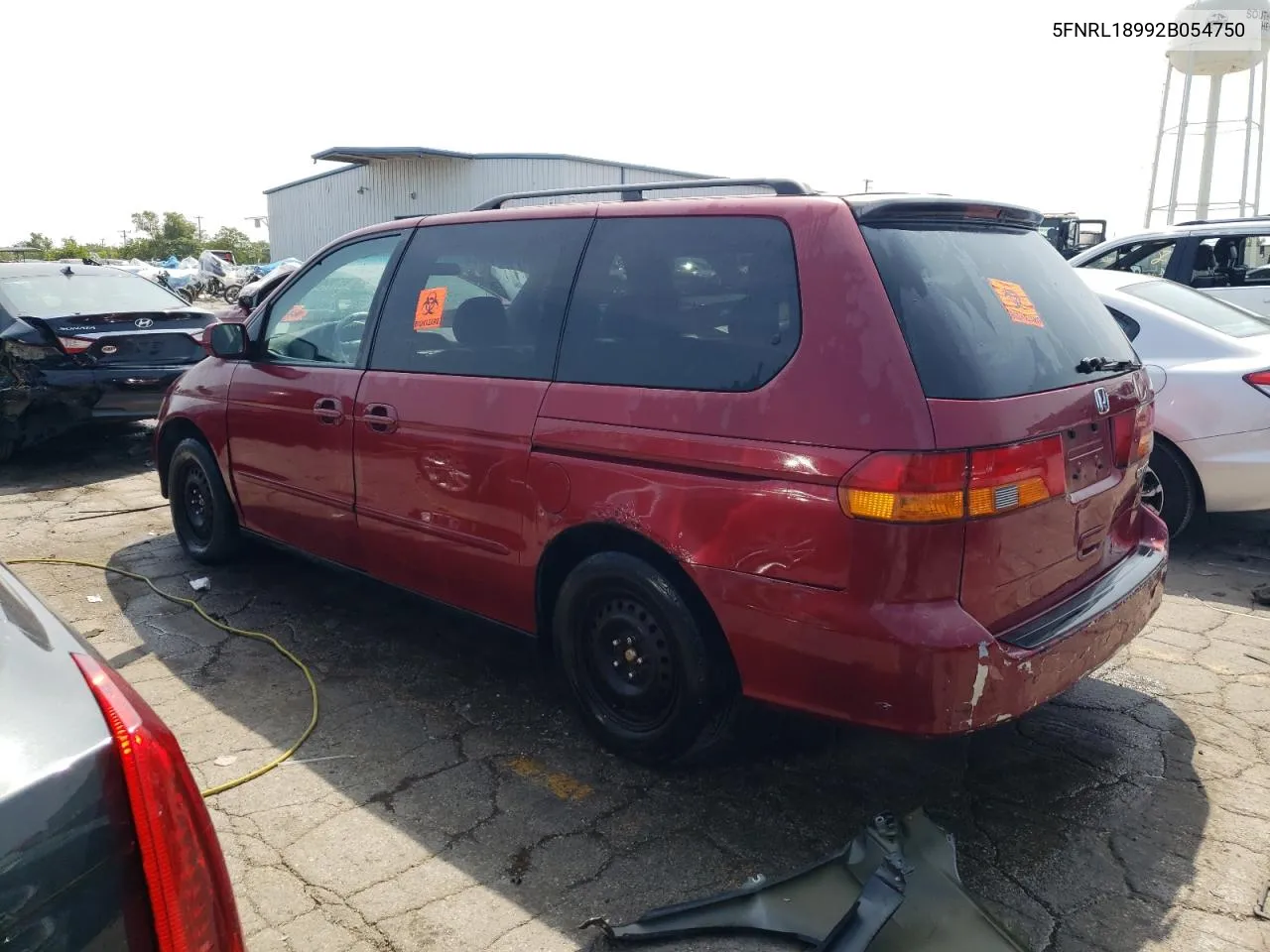 5FNRL18992B054750 2002 Honda Odyssey Exl