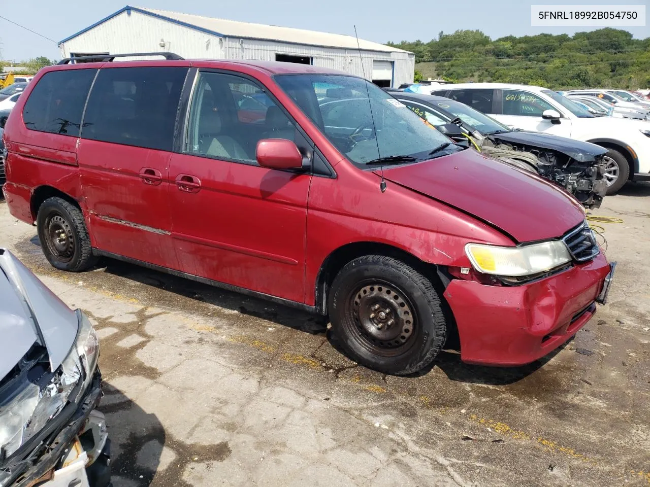 5FNRL18992B054750 2002 Honda Odyssey Exl