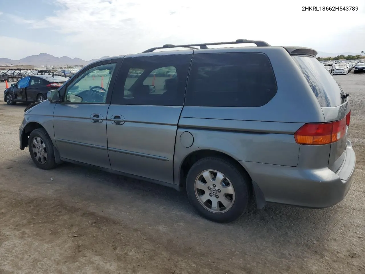 2002 Honda Odyssey Ex VIN: 2HKRL18662H543789 Lot: 66589384