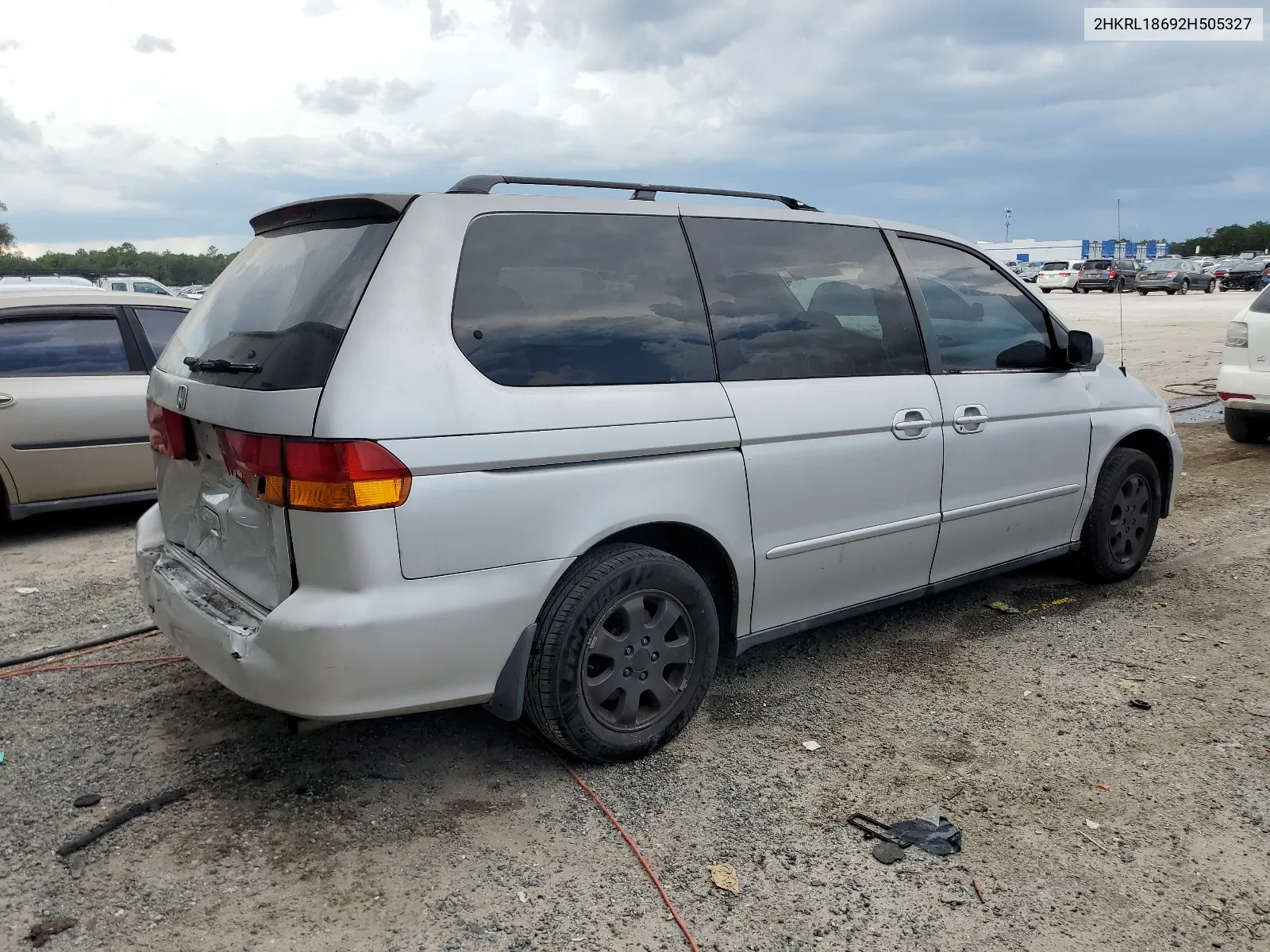 2002 Honda Odyssey Ex VIN: 2HKRL18692H505327 Lot: 67683714