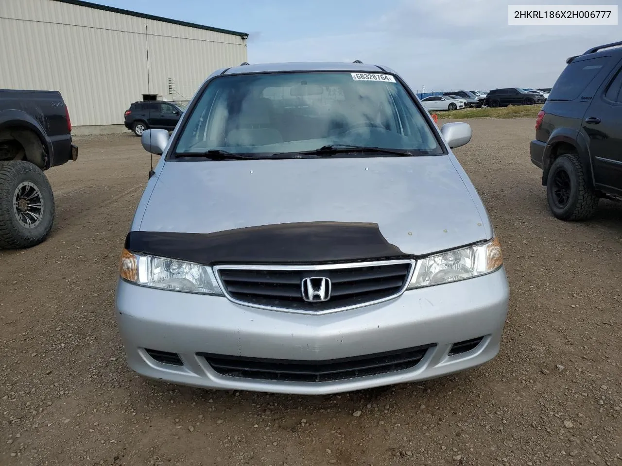 2002 Honda Odyssey Ex VIN: 2HKRL186X2H006777 Lot: 68328764