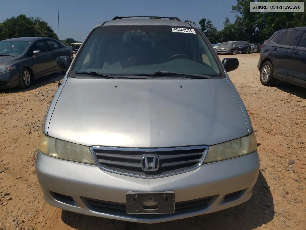 2HKRL18542H590696 2002 Honda Odyssey Lx