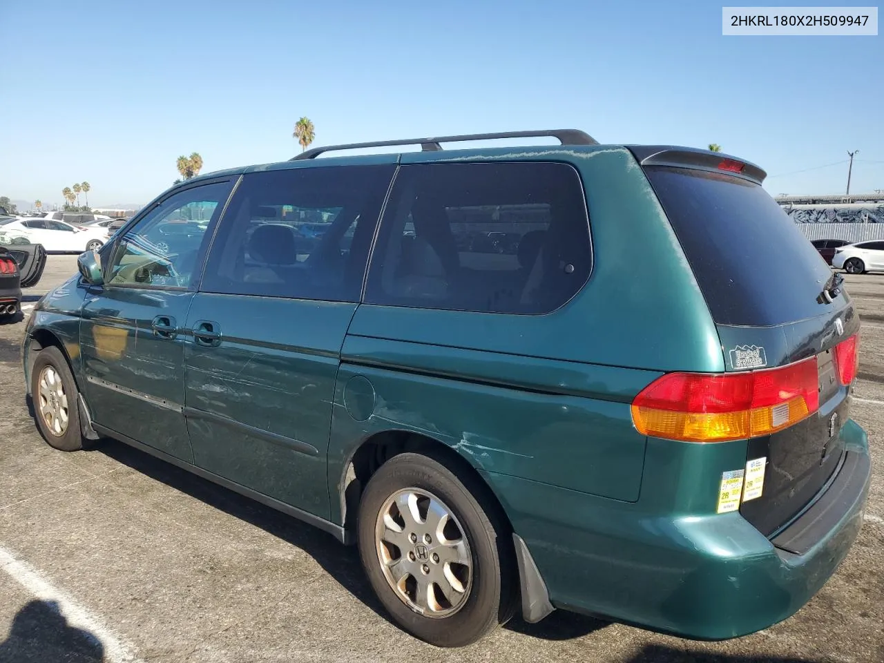 2HKRL180X2H509947 2002 Honda Odyssey Exl