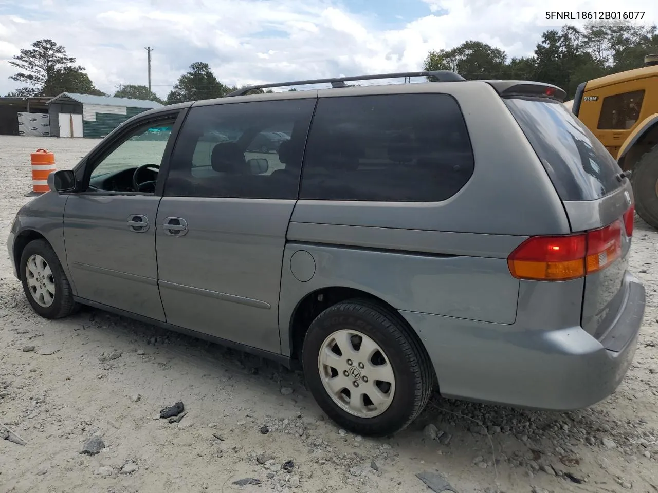 2002 Honda Odyssey Ex VIN: 5FNRL18612B016077 Lot: 72448924