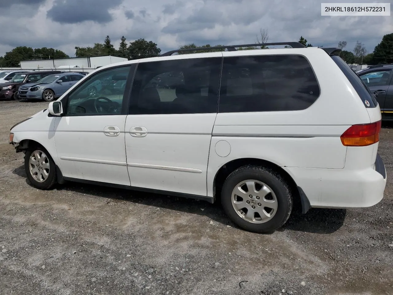 2002 Honda Odyssey Ex VIN: 2HKRL18612H572231 Lot: 72907274