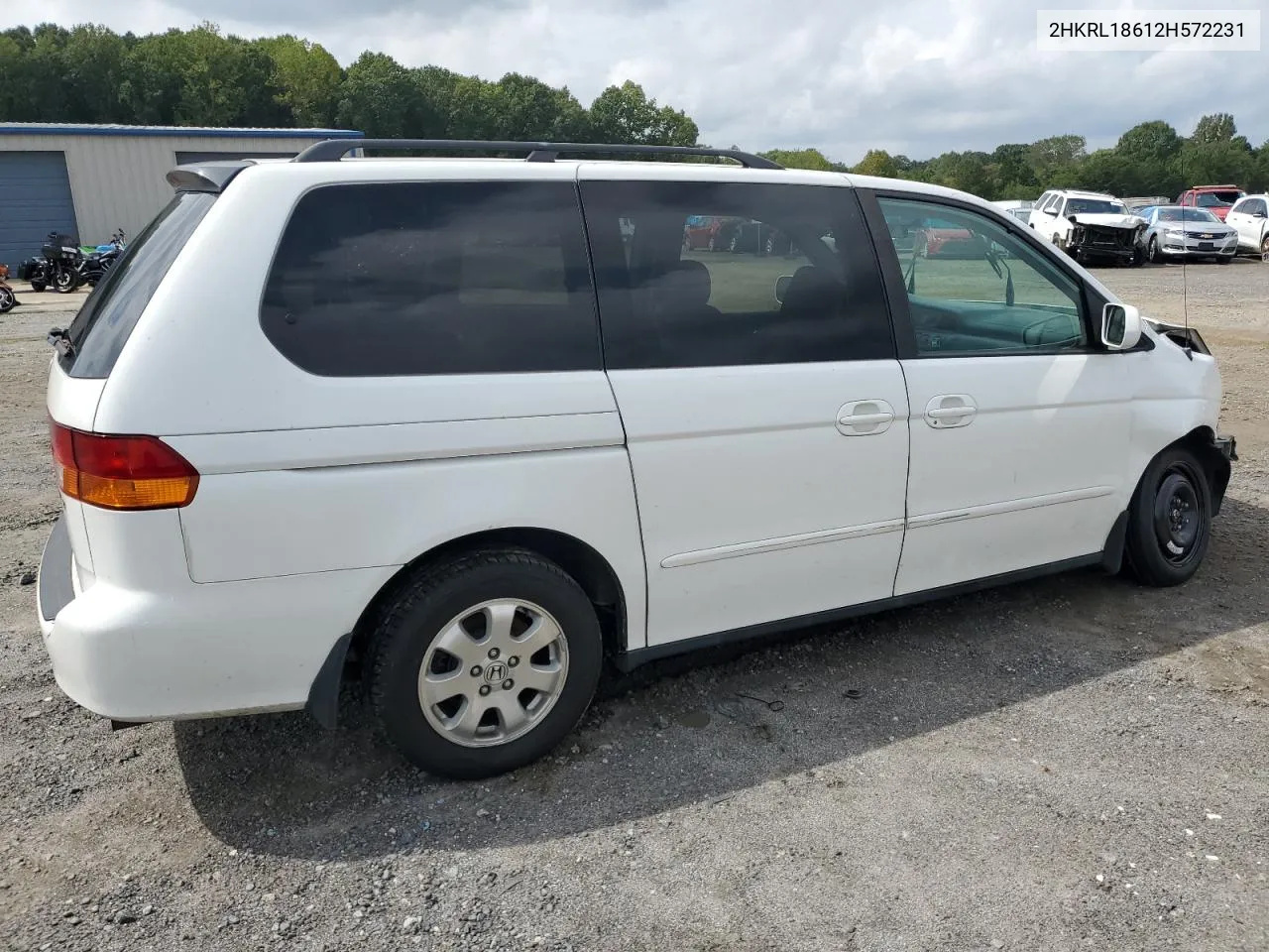 2002 Honda Odyssey Ex VIN: 2HKRL18612H572231 Lot: 72907274