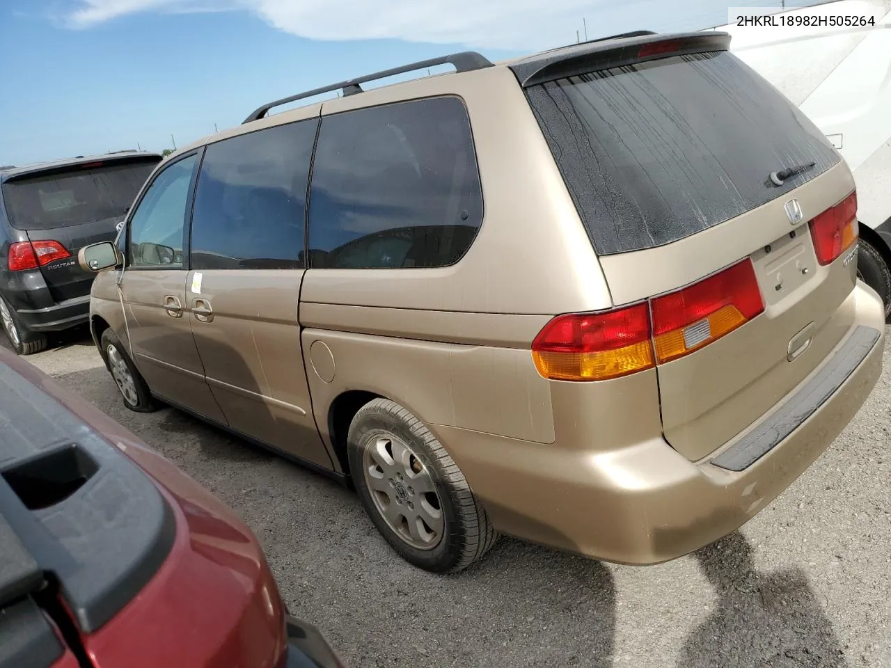 2002 Honda Odyssey Exl VIN: 2HKRL18982H505264 Lot: 75987344