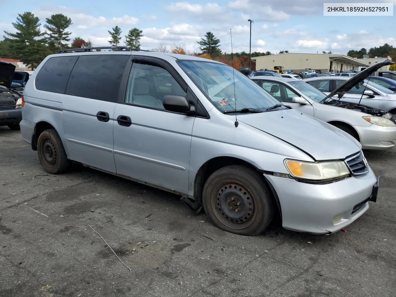 2002 Honda Odyssey Lx VIN: 2HKRL18592H527951 Lot: 77069344