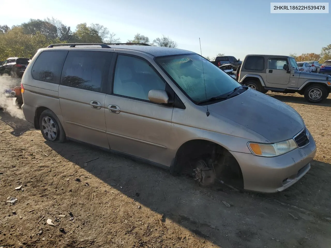 2HKRL18622H539478 2002 Honda Odyssey Ex