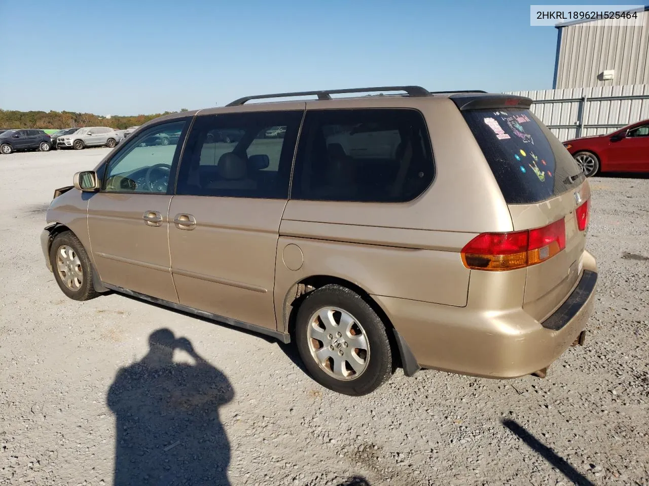 2002 Honda Odyssey Exl VIN: 2HKRL18962H525464 Lot: 77320674