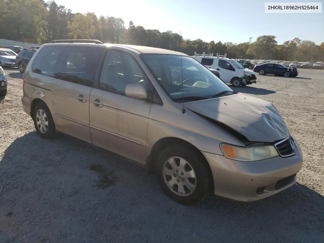 2002 Honda Odyssey Exl VIN: 2HKRL18962H525464 Lot: 77320674