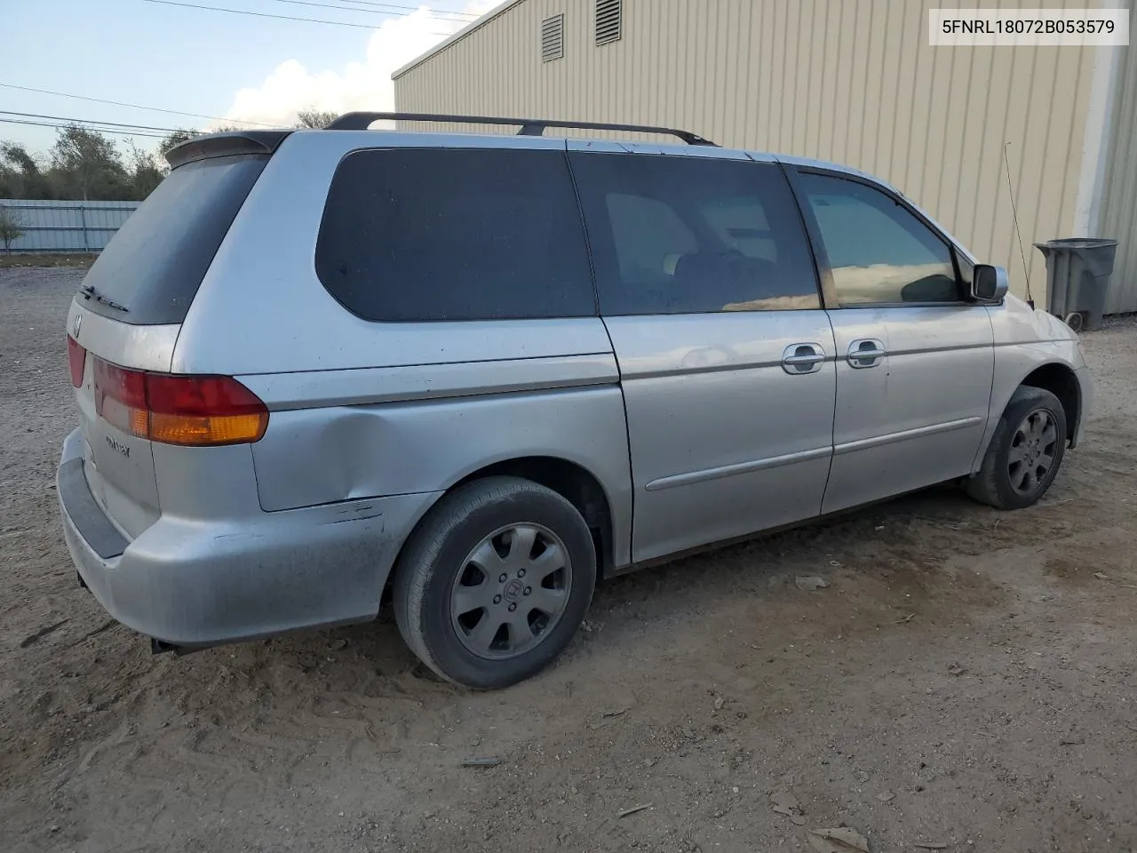 2002 Honda Odyssey Exl VIN: 5FNRL18072B053579 Lot: 78369224