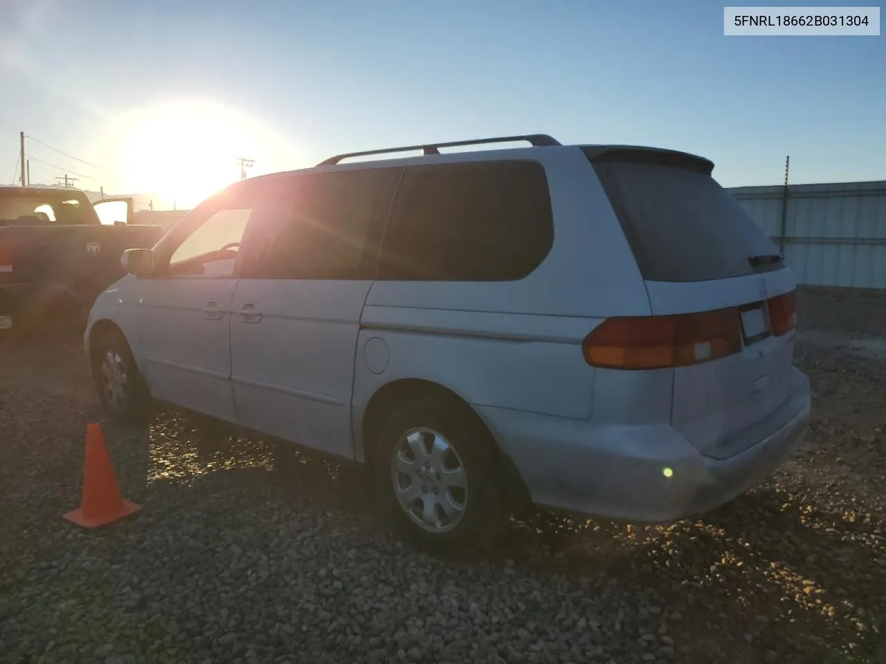 2002 Honda Odyssey Ex VIN: 5FNRL18662B031304 Lot: 79141684