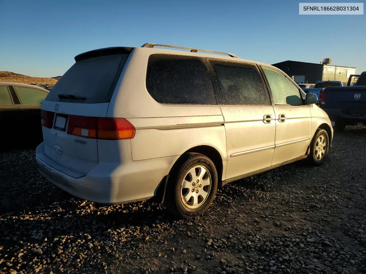 2002 Honda Odyssey Ex VIN: 5FNRL18662B031304 Lot: 79141684