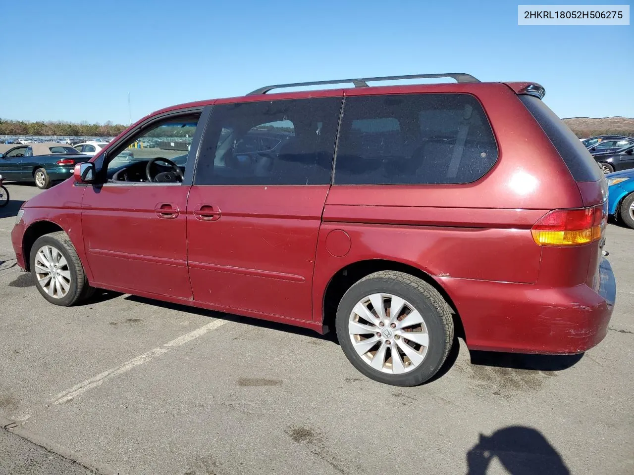 2002 Honda Odyssey Exl VIN: 2HKRL18052H506275 Lot: 79996404