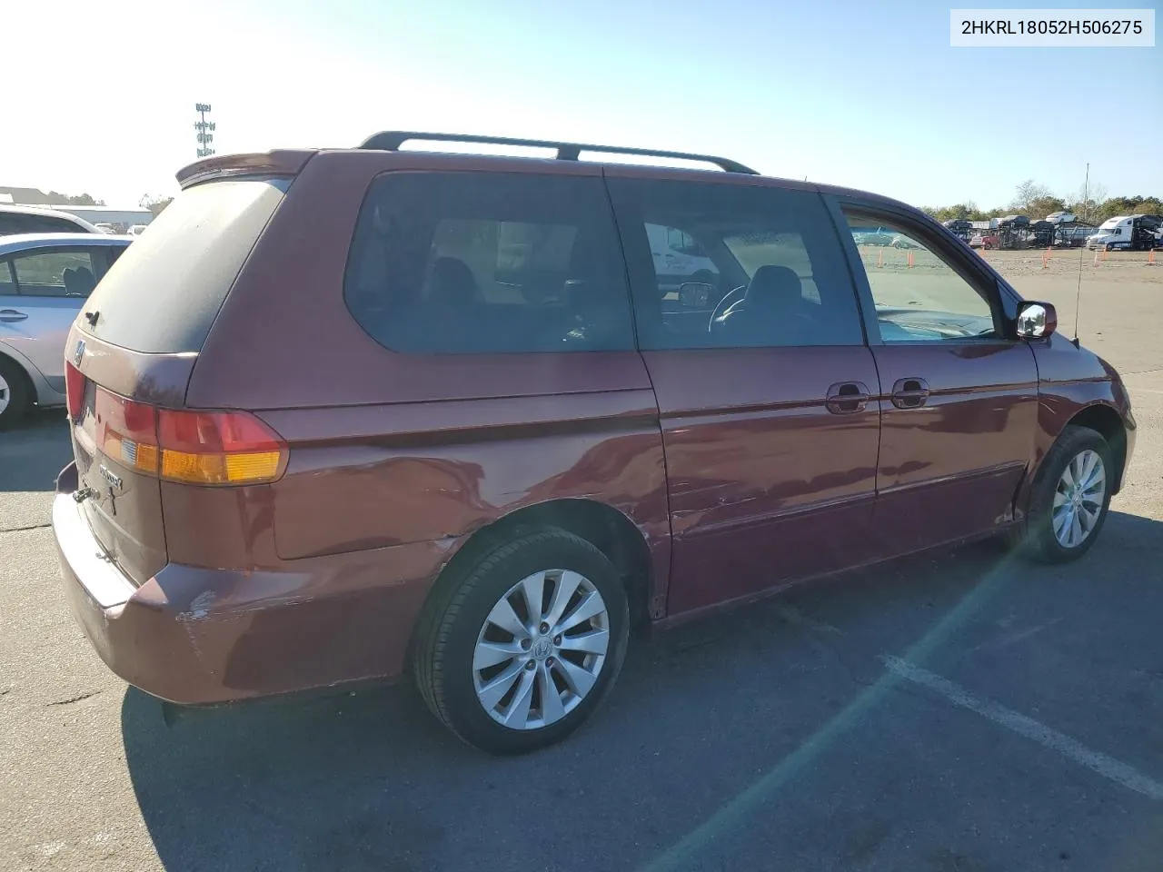 2002 Honda Odyssey Exl VIN: 2HKRL18052H506275 Lot: 79996404