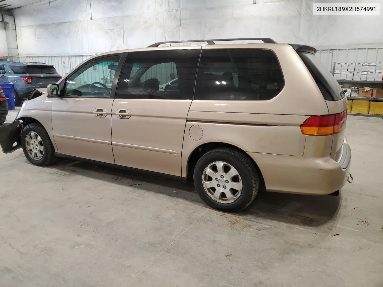 2002 Honda Odyssey Exl VIN: 2HKRL189X2H574991 Lot: 80423984