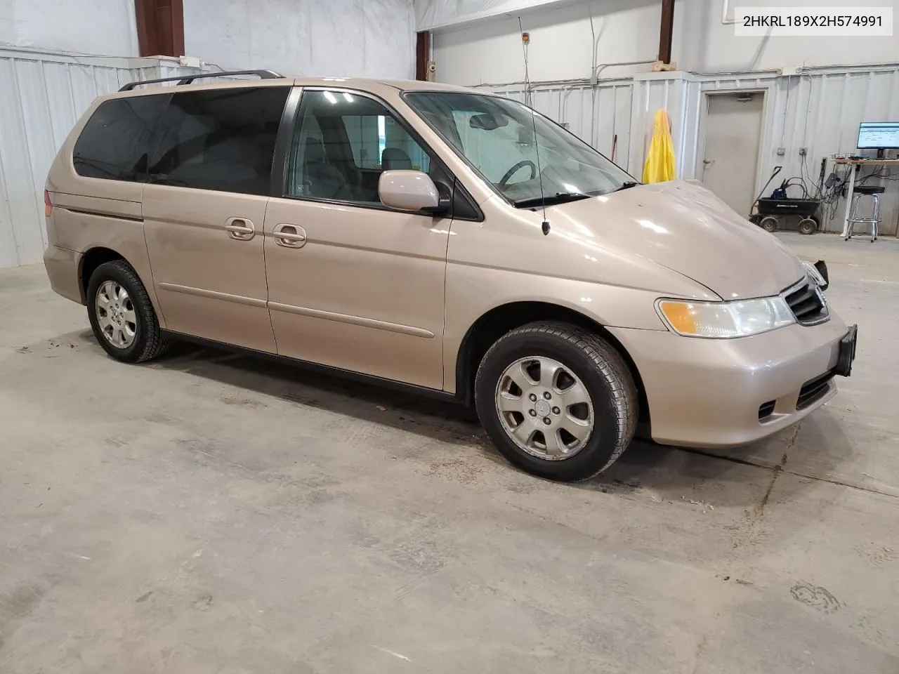 2002 Honda Odyssey Exl VIN: 2HKRL189X2H574991 Lot: 80423984