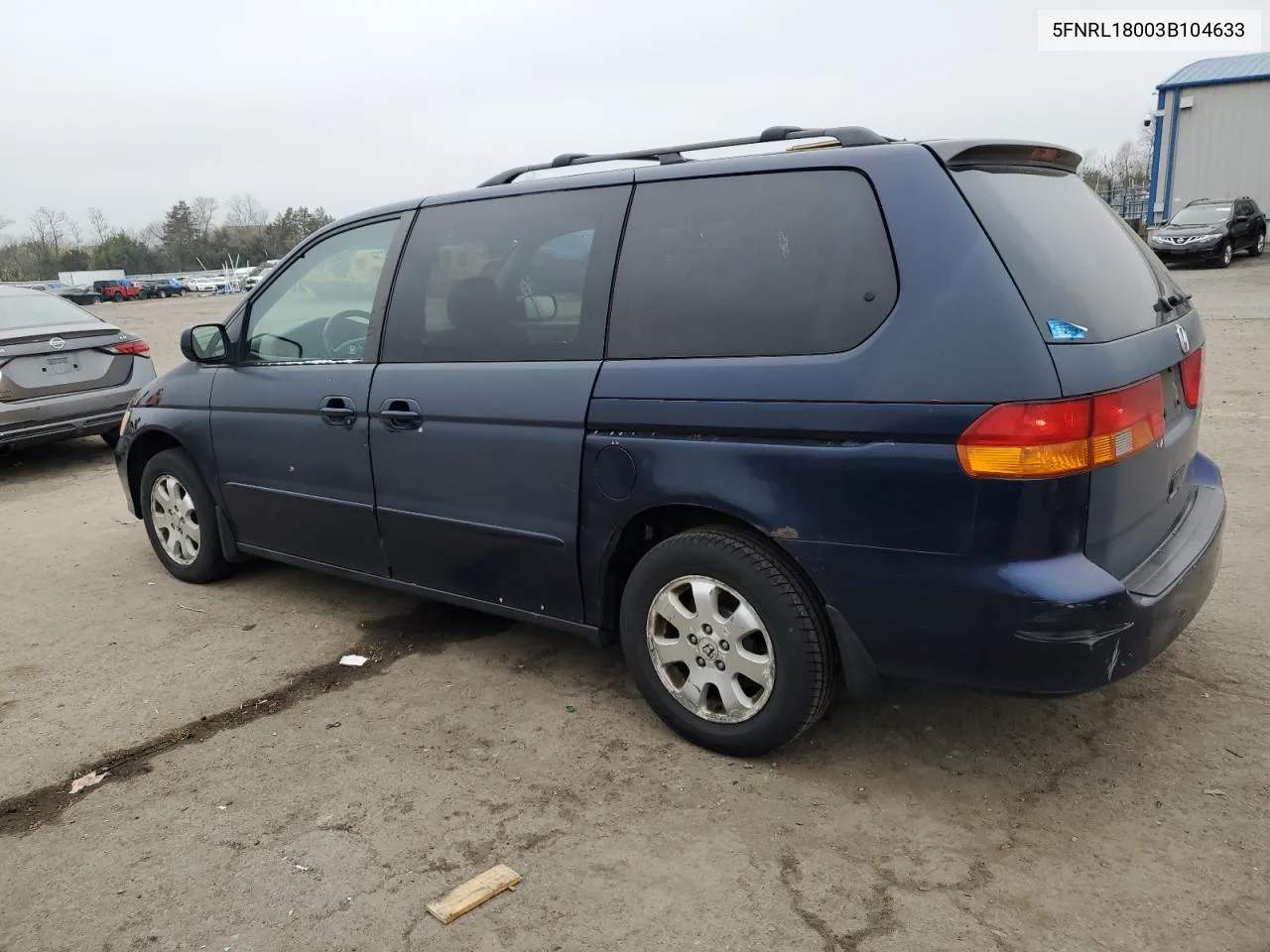 2003 Honda Odyssey Exl VIN: 5FNRL18003B104633 Lot: 50514804