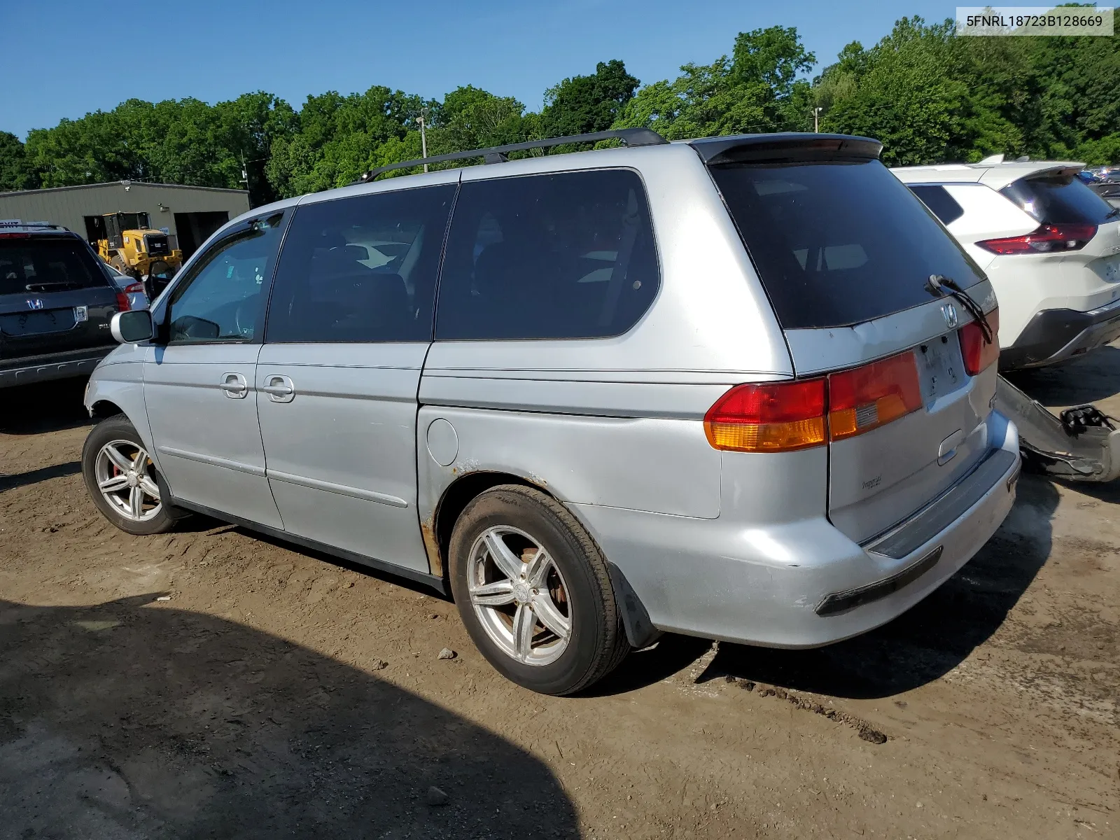 2003 Honda Odyssey Exl VIN: 5FNRL18723B128669 Lot: 57067334