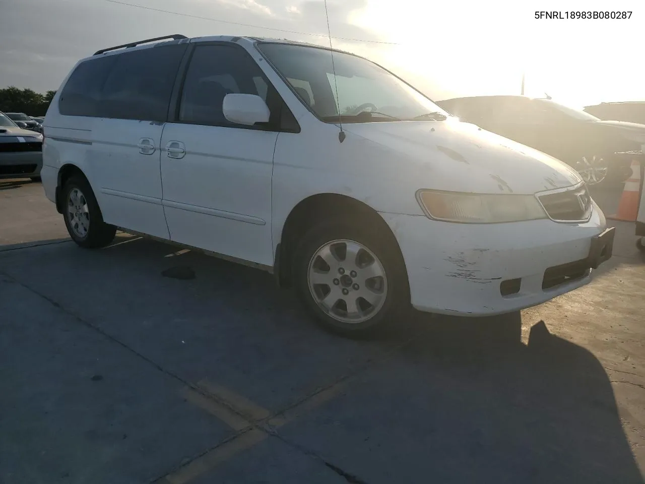 2003 Honda Odyssey Exl VIN: 5FNRL18983B080287 Lot: 61805104