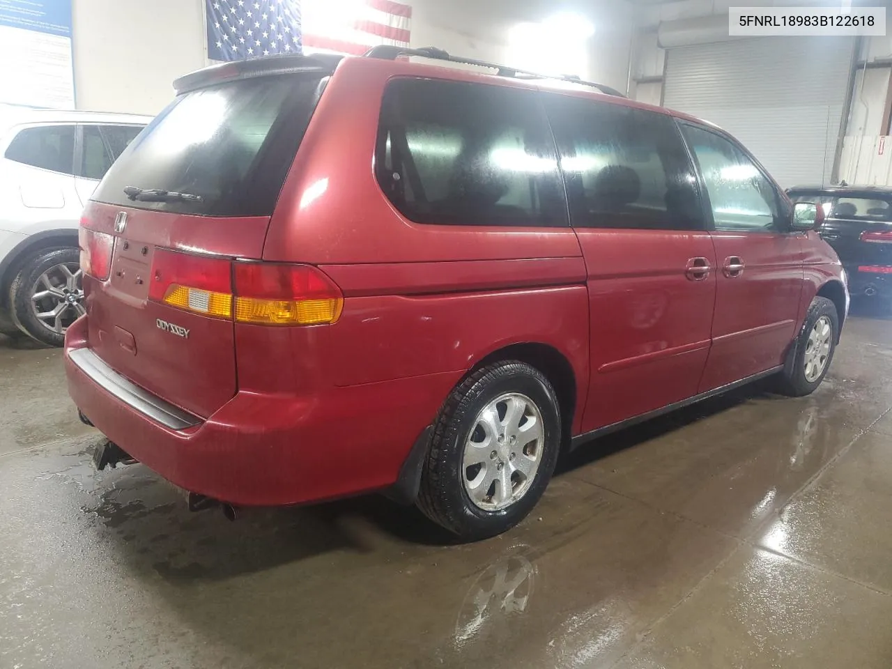 2003 Honda Odyssey Exl VIN: 5FNRL18983B122618 Lot: 67886724