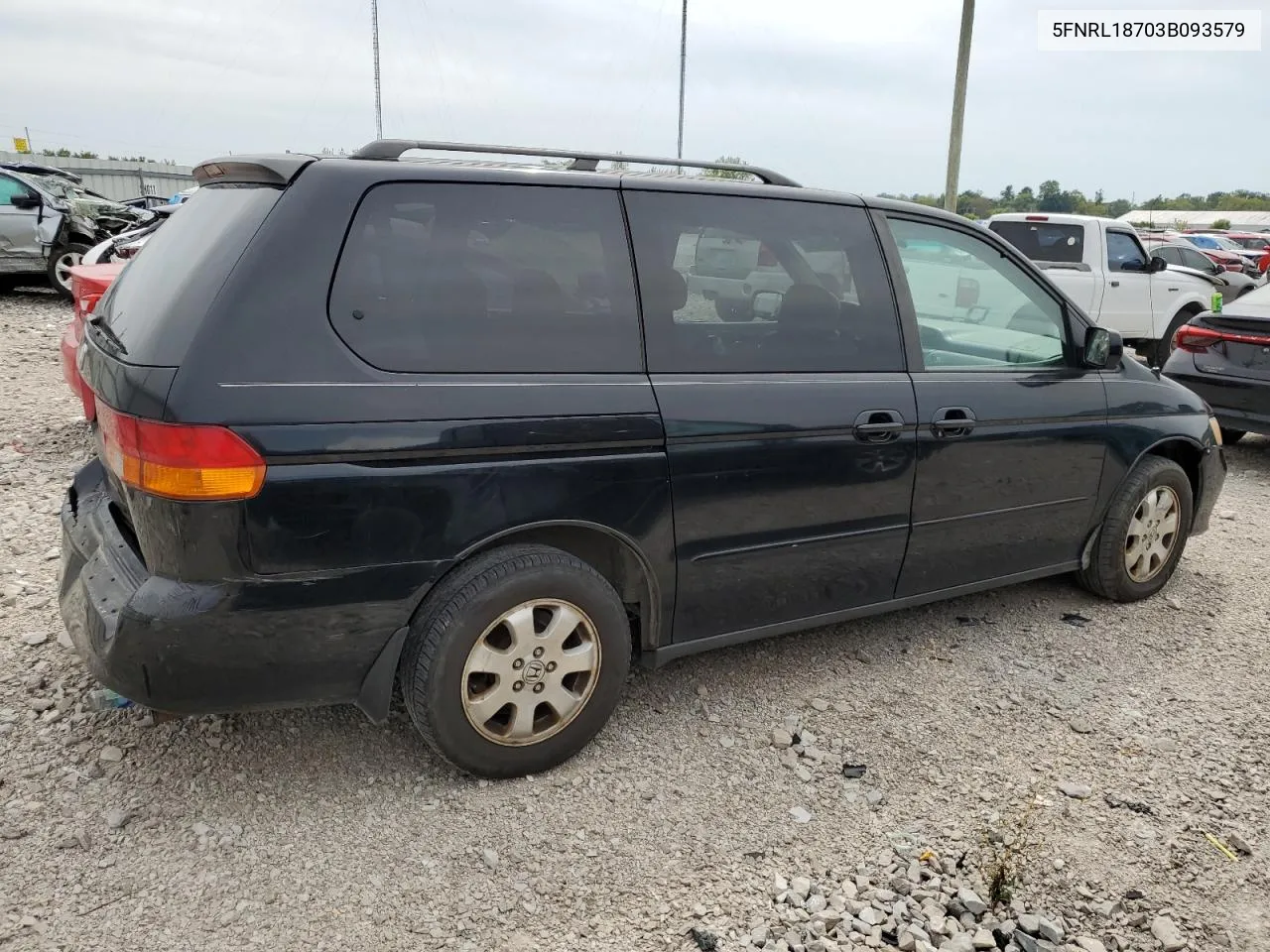 5FNRL18703B093579 2003 Honda Odyssey Exl