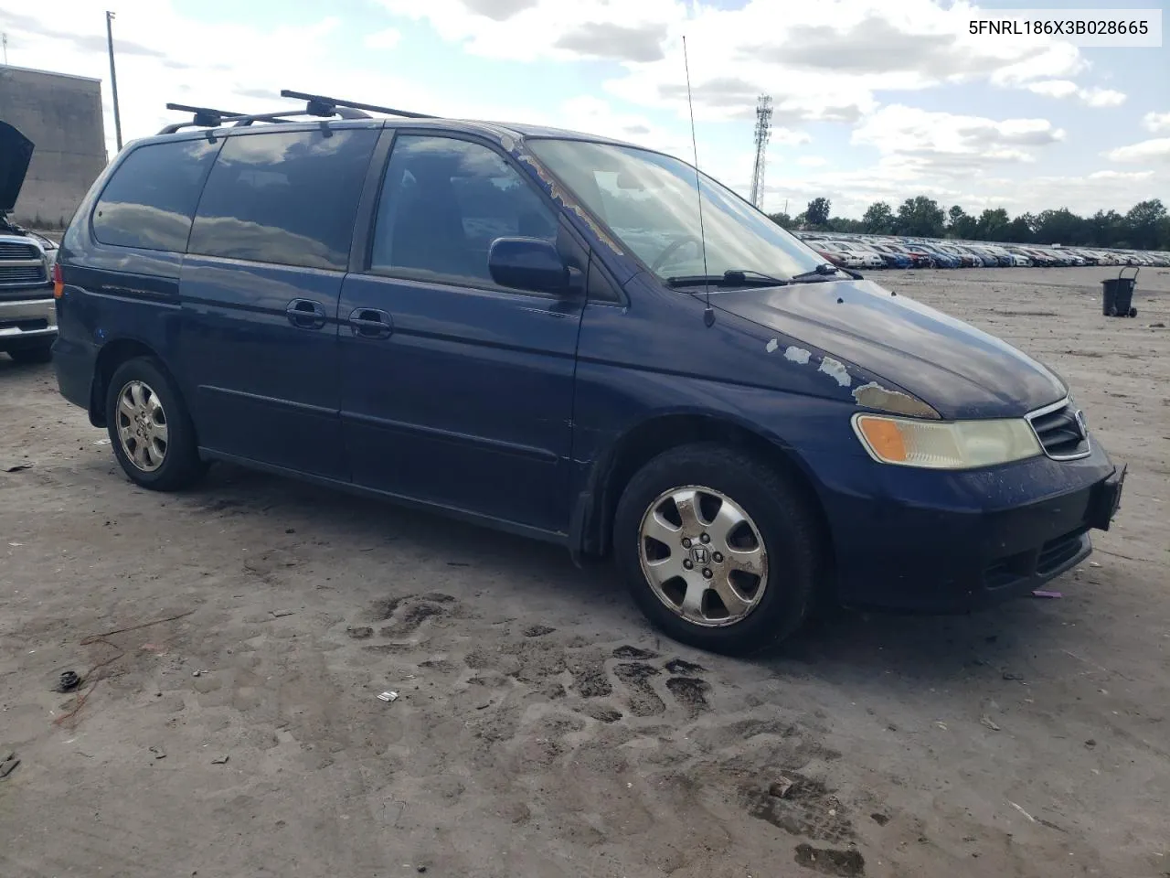 5FNRL186X3B028665 2003 Honda Odyssey Ex