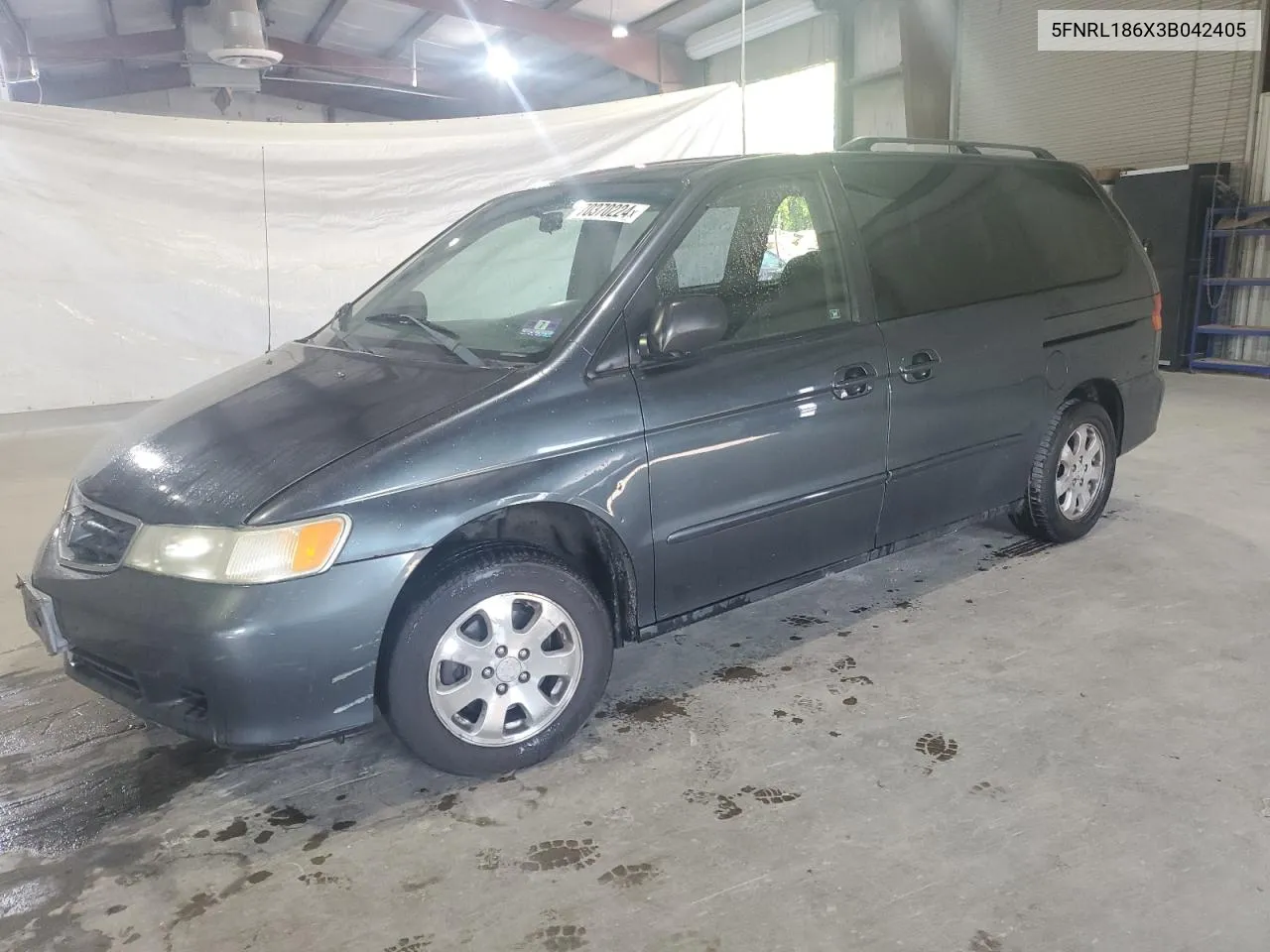 2003 Honda Odyssey Ex VIN: 5FNRL186X3B042405 Lot: 70370224