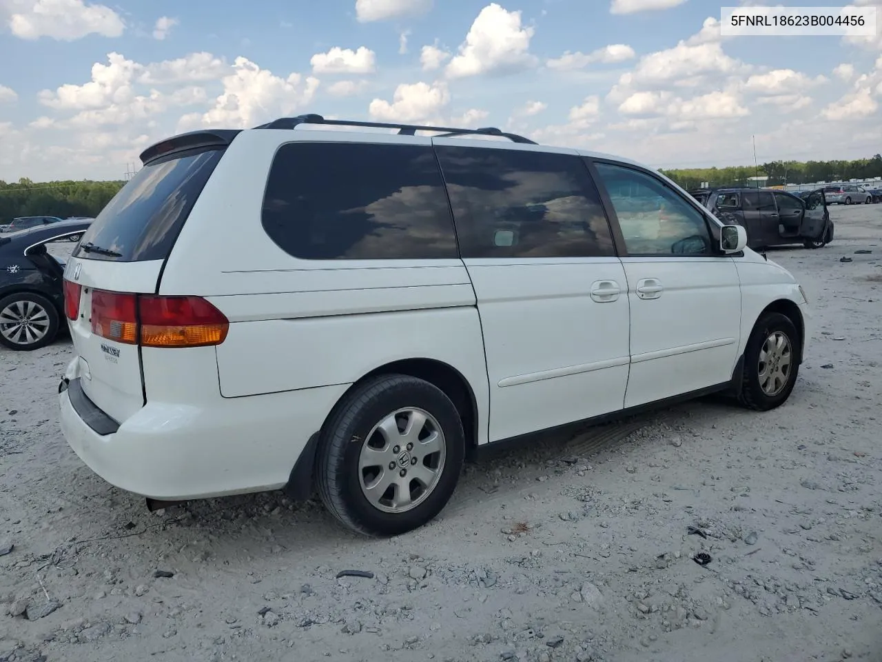 2003 Honda Odyssey Ex VIN: 5FNRL18623B004456 Lot: 70957594