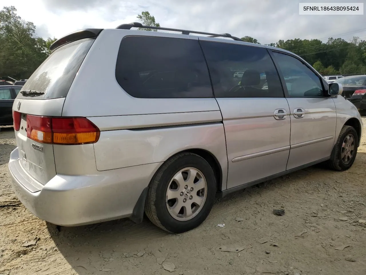 5FNRL18643B095424 2003 Honda Odyssey Ex