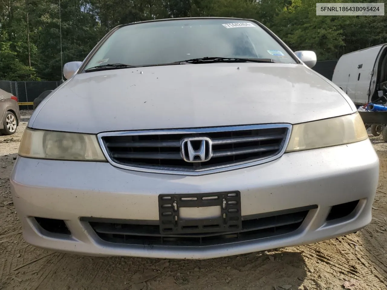 5FNRL18643B095424 2003 Honda Odyssey Ex