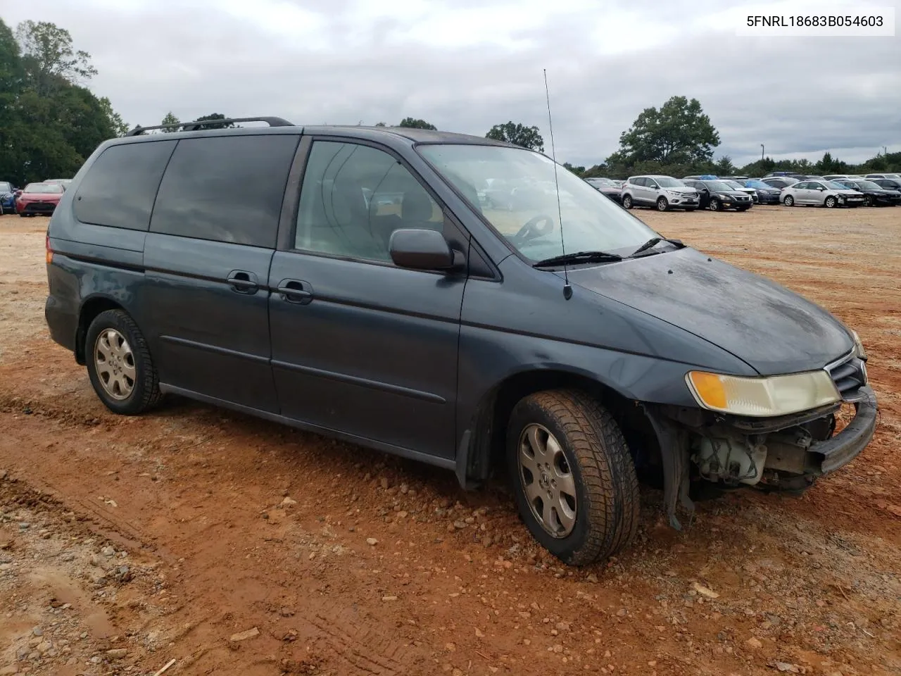 2003 Honda Odyssey Ex VIN: 5FNRL18683B054603 Lot: 71445354