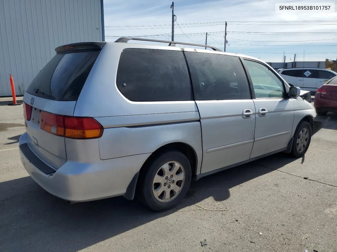 2003 Honda Odyssey Exl VIN: 5FNRL18953B101757 Lot: 72468824