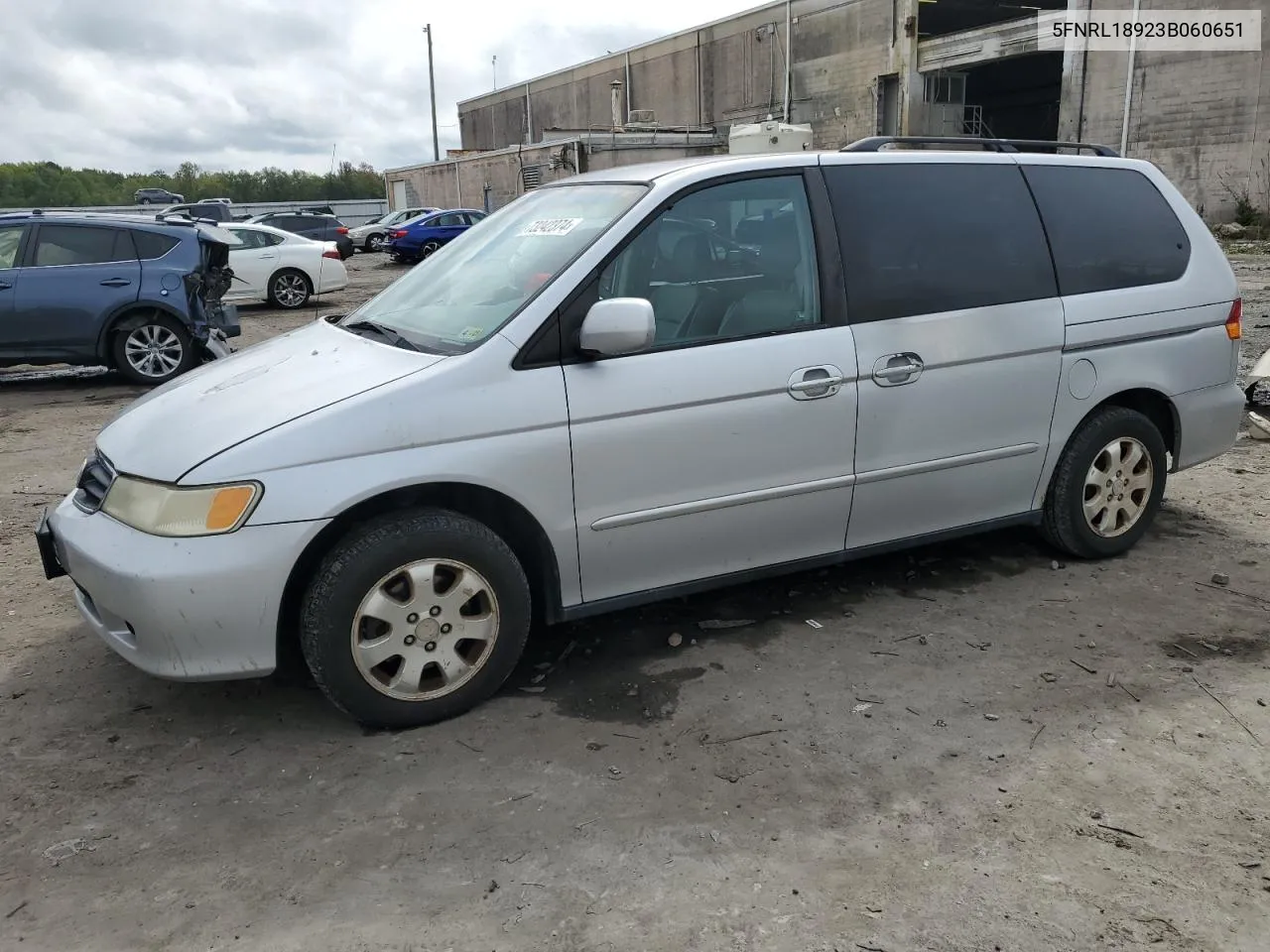 5FNRL18923B060651 2003 Honda Odyssey Exl