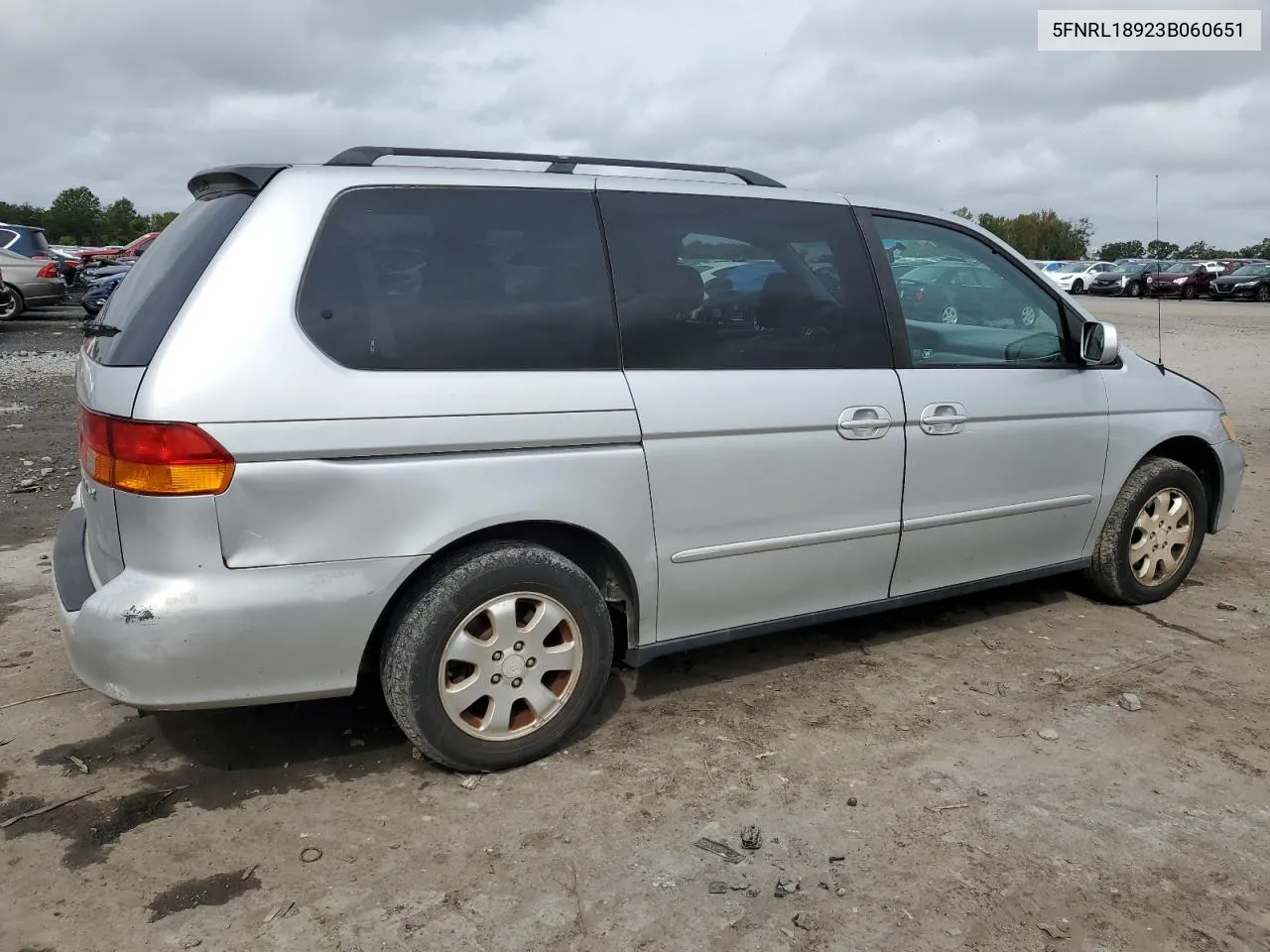 2003 Honda Odyssey Exl VIN: 5FNRL18923B060651 Lot: 73242374