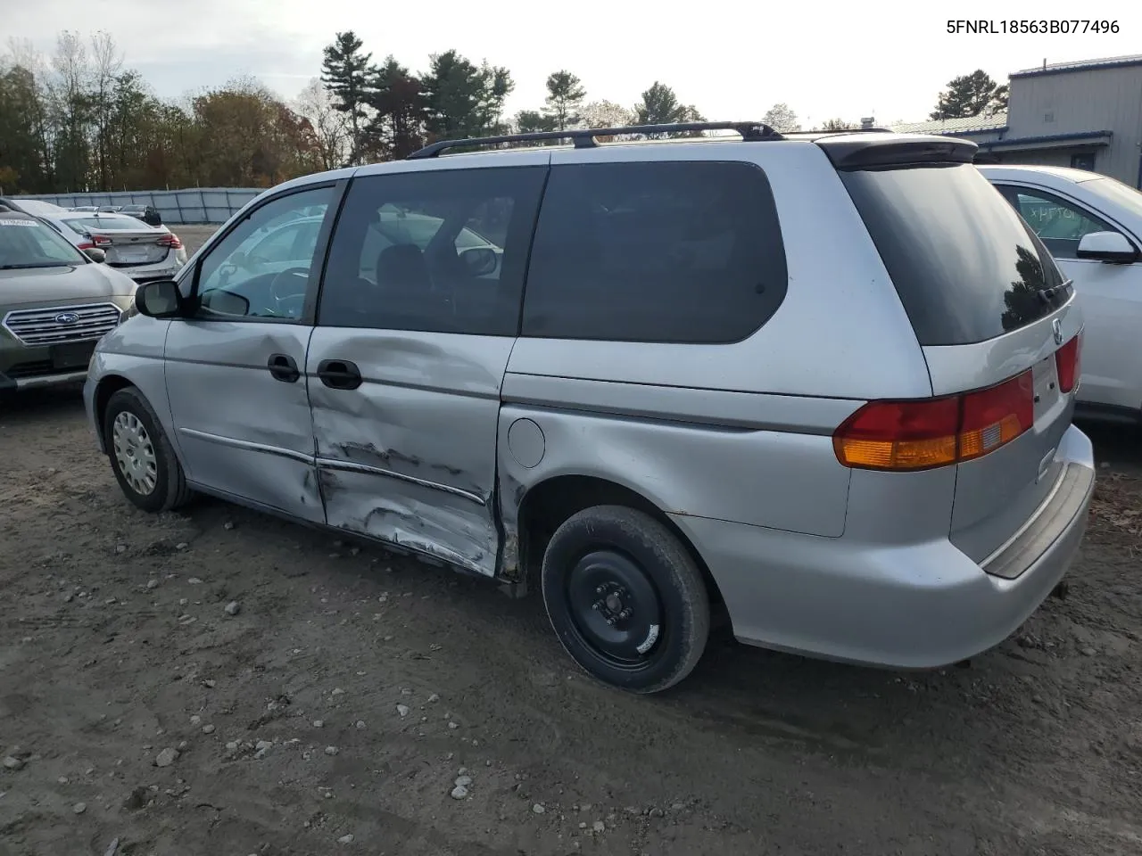 2003 Honda Odyssey Lx VIN: 5FNRL18563B077496 Lot: 75872354