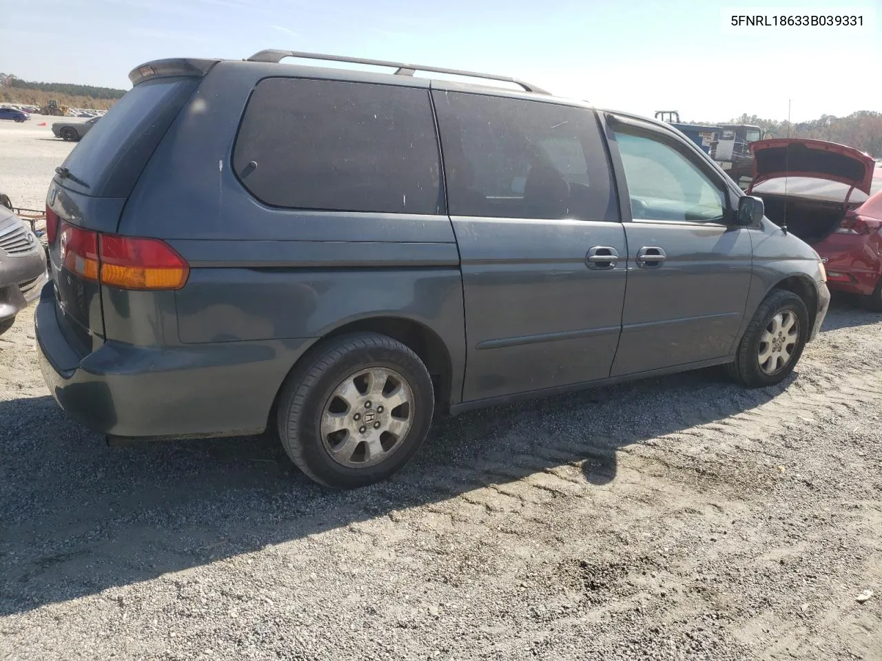 2003 Honda Odyssey Ex VIN: 5FNRL18633B039331 Lot: 77843654