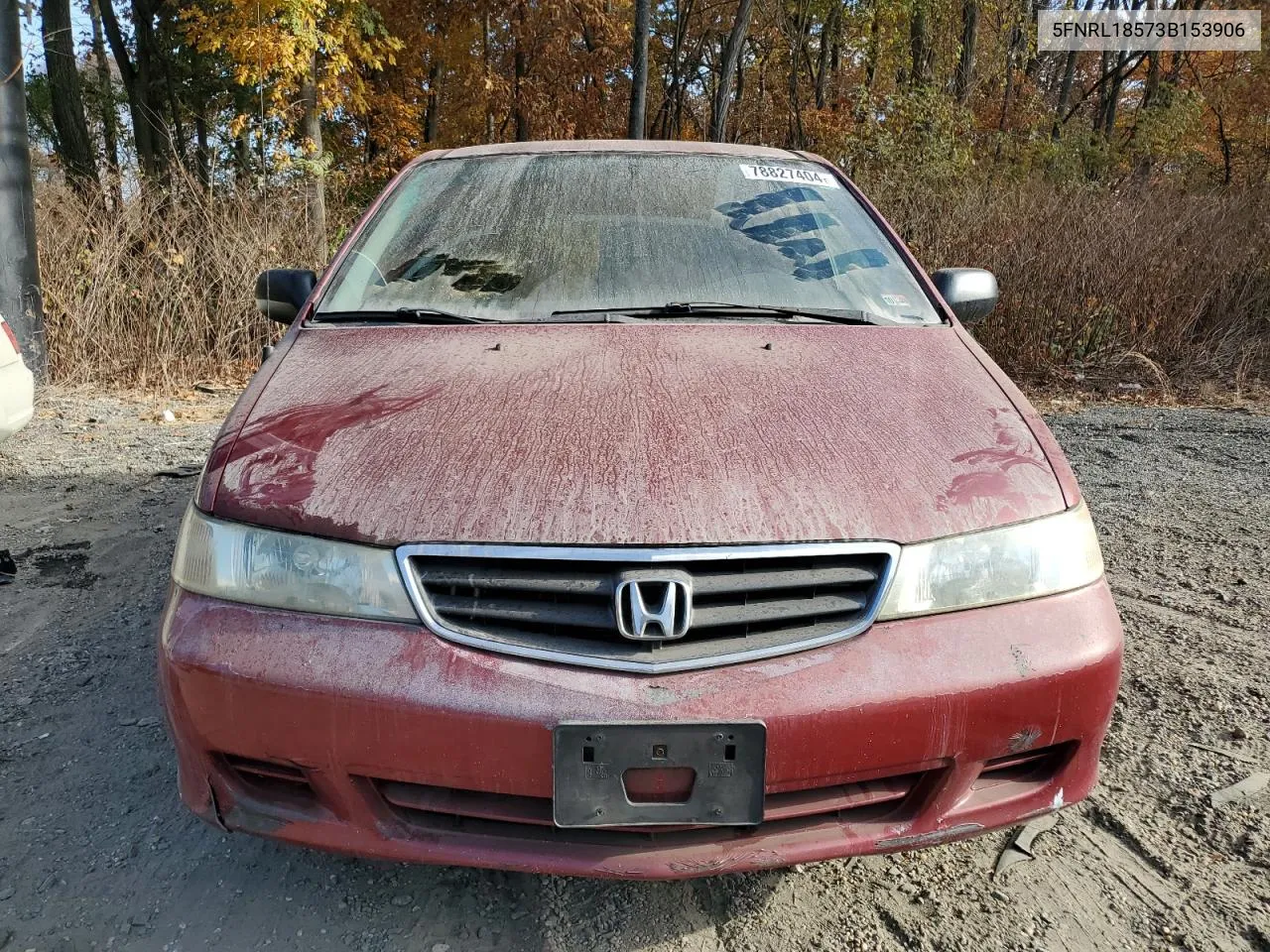 2003 Honda Odyssey Lx VIN: 5FNRL18573B153906 Lot: 78827404