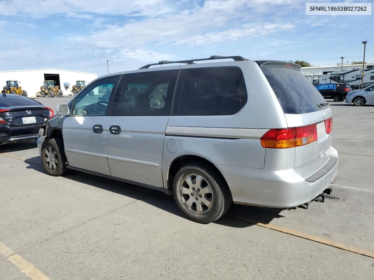 2003 Honda Odyssey Ex VIN: 5FNRL18653B027262 Lot: 79129454