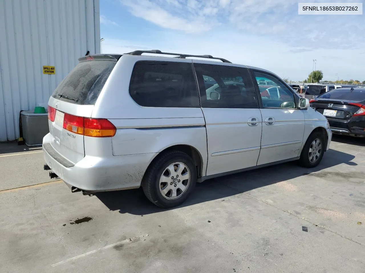 2003 Honda Odyssey Ex VIN: 5FNRL18653B027262 Lot: 79129454